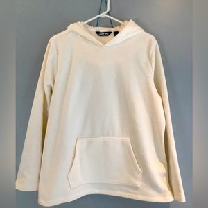 Land’s End Fleece with hood.
